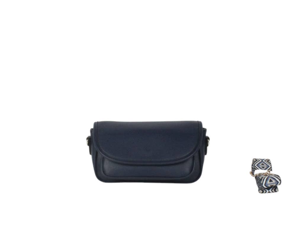 MIA LAROUGE – Engroshandel Crossbodytaske – unisex – Skuldertaske med klap og detaljer på håndtagene4