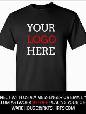 7. Custom T-Shirts - 3 Color Full Front for wholesale by Feelin Good Tees