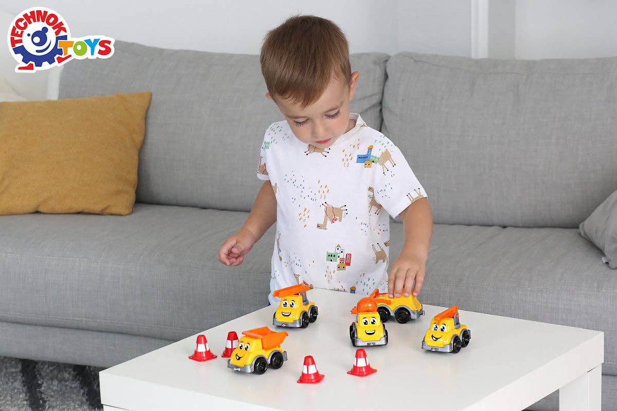 Technok - Wholesale Toy Car/Truck - Kids - TECHNOK Assorted Construction Truck Toys - Kids Construction5