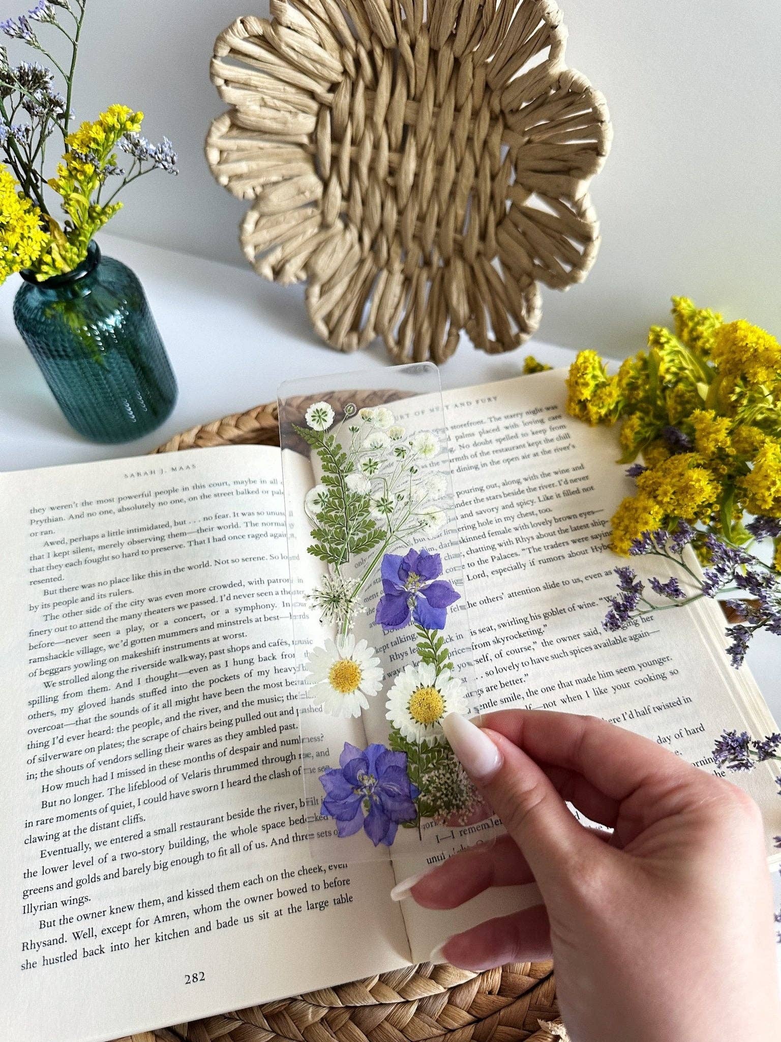 Petals & Pages by Grace - Wholesale Bookmark - lavender haze bookmark0