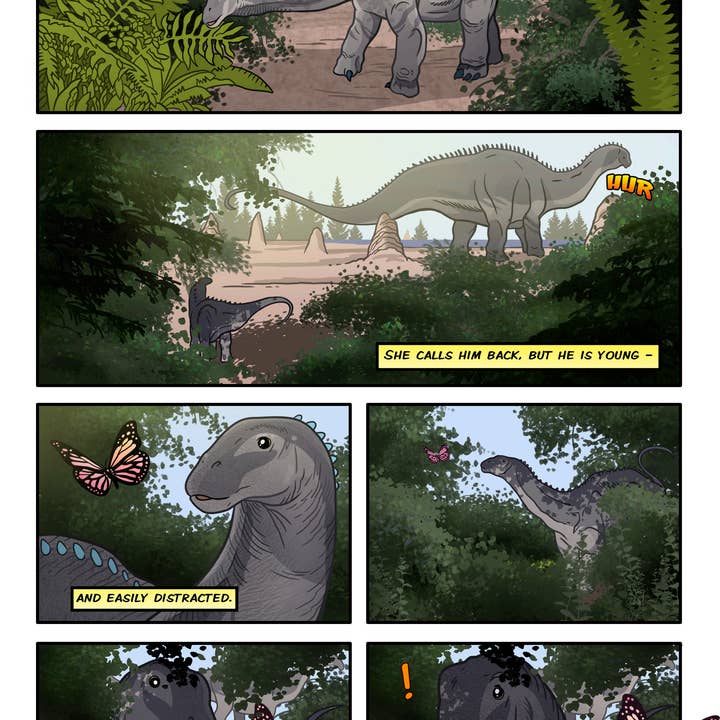 Rextooth Studios – Engroshandel Grafisk roman – Jurassic, Indbundet dinosaur grafisk roman2