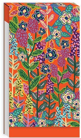 Punch Studio - Wholesale Notepad - Notepad-Orange Floral0