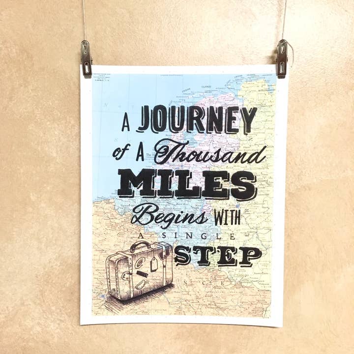 Un viaje de mil millas comienza con un solo paso para venta al por mayor de Bewilderberries