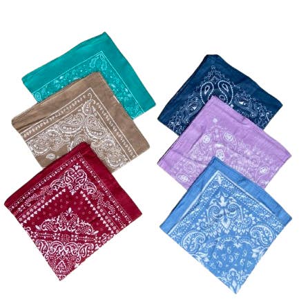 Paisley Print Bandana for wholesale by Gypsy Rose