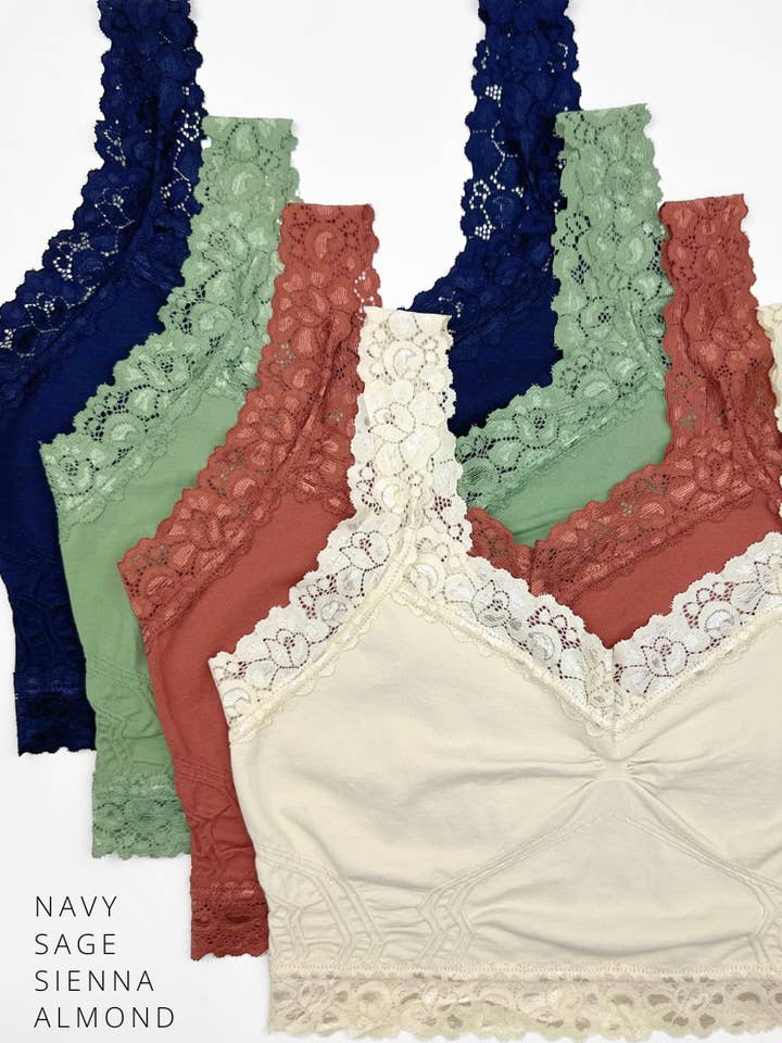 ELIETIAN - Wholesale Bralette - Women's - Lace Bralette - CURATED PACKS 16/PK2