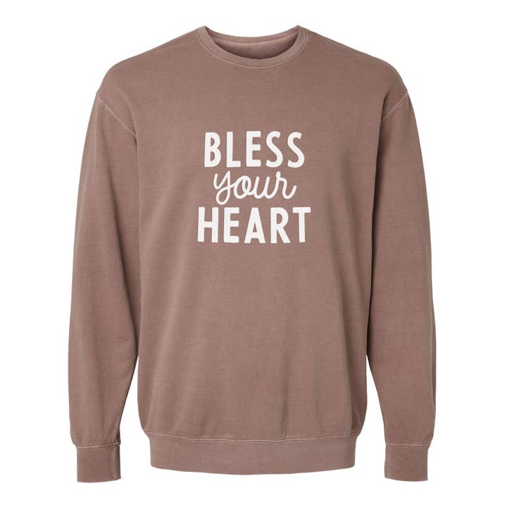 Frankie Jean - Wholesale Graphic Sweatshirt - Unisex - Bless Your Heart Washed Sweatshirt7