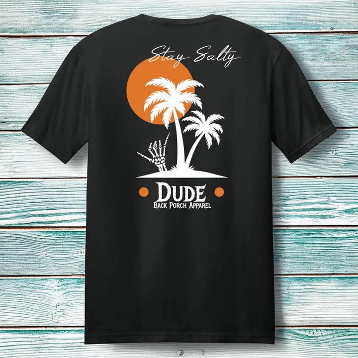 Turnmeyers - Wholesale Screen Printed T-Shirt - Unisex - Stay Salty Short Sleeve T-Shirt1