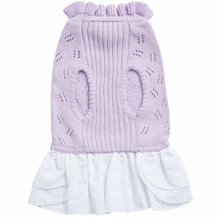 Blueberry Pet - Wholesale Pet Sweater - Dog - My Cutie Princess Ruffle Collar Dog Sweater Dress8