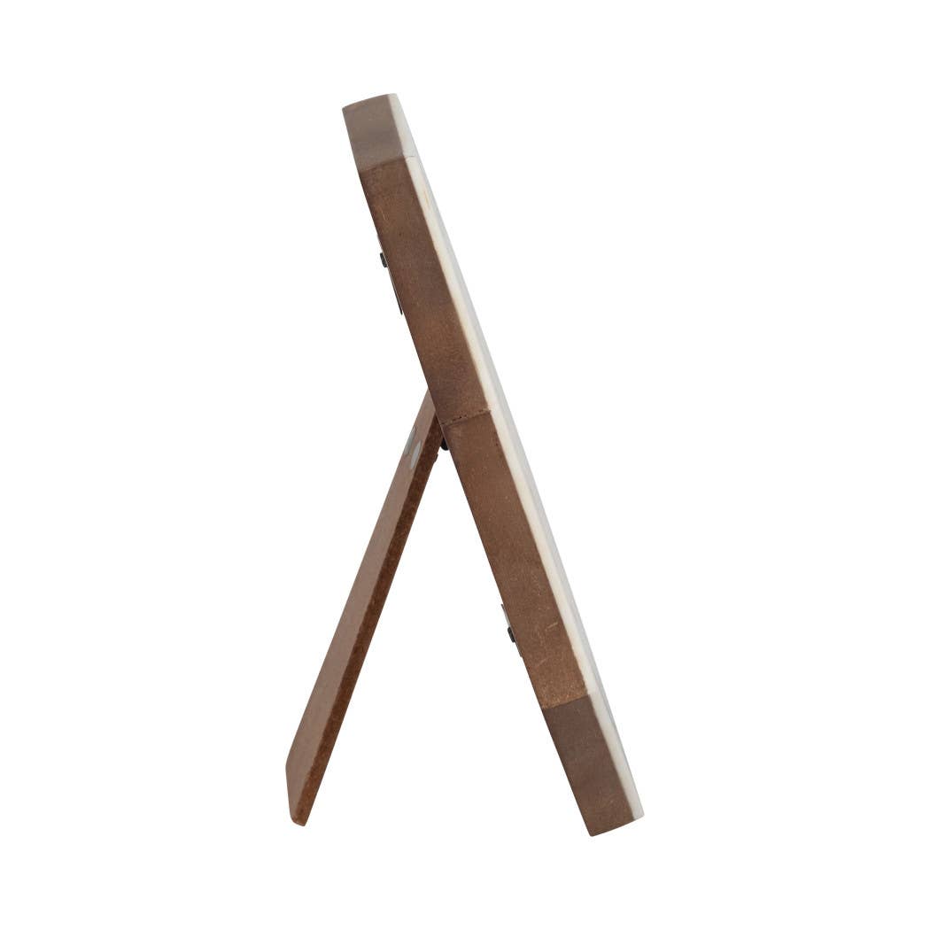 Sagebrook Home - Wholesale Picture Frame - Photo Frame-Black/White Resin Lines Octagon, 4x4 in.7