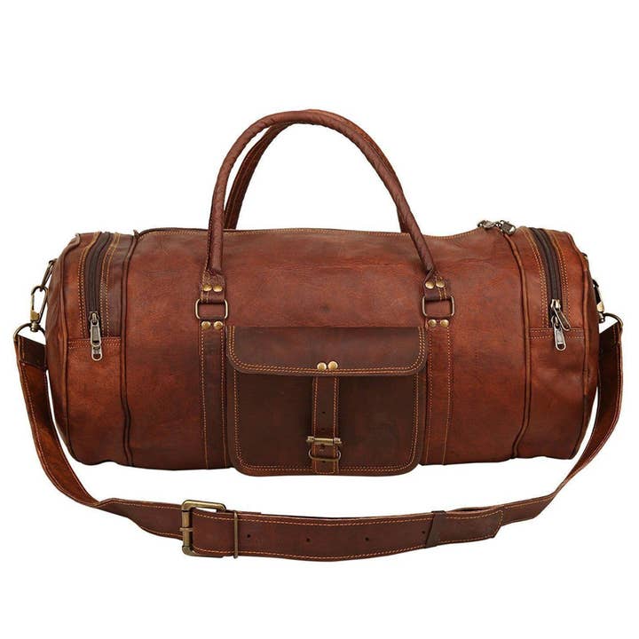 The Dapper Duffel for wholesale by Classy Leather Bags