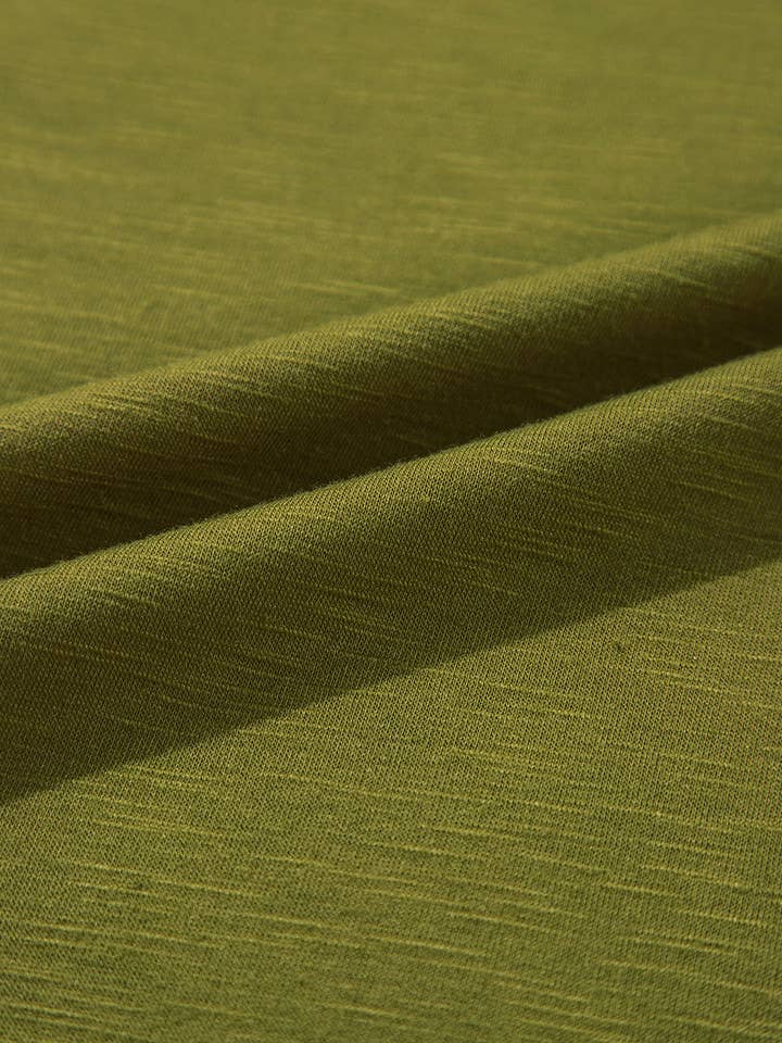 Fern Green Faux Two Piece Floral Long Sleeve Patchwork Tee for wholesale on Faire13