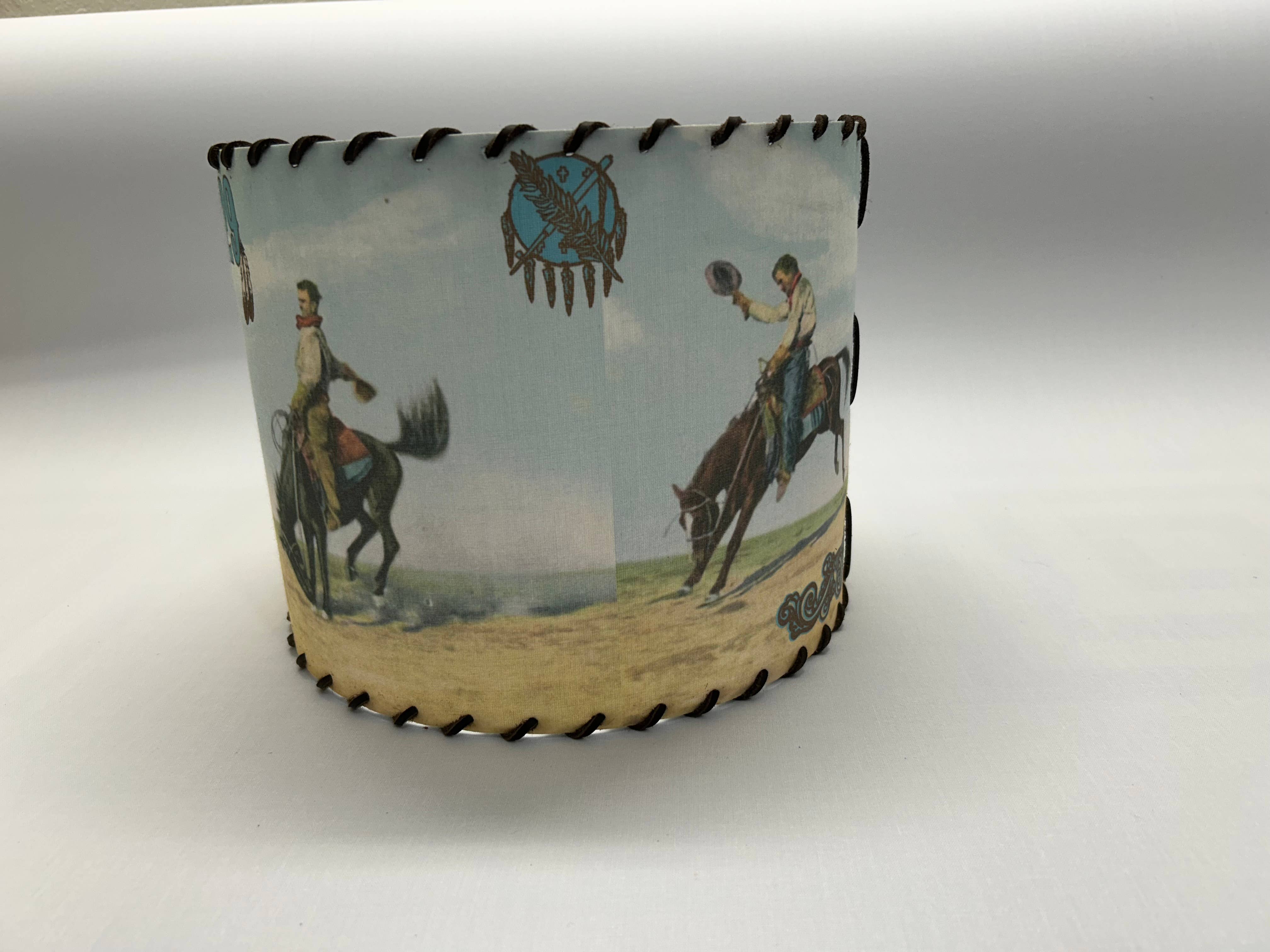 Red Dirt Ranch Clothing Company - Wholesale Lamp Shade - Lampshade Ride ‘Em Cowboy 19293