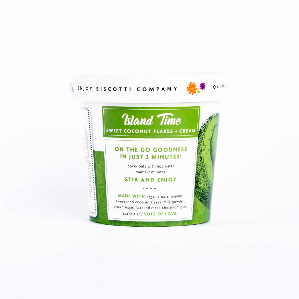 Enjoy Biscotti Company - Wholesale Oats - Oatmeal Cup - Coconut Cream 3