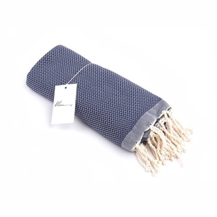 Toalha Indigo The Luxe por atacado de Blem Beach Accessories