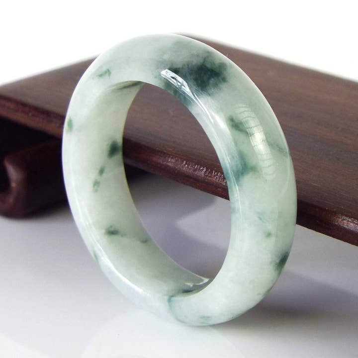 Us 9,25 - 19,2 mm Ring aus natürlicher Jade für den Großhandel von Vintagecollection888