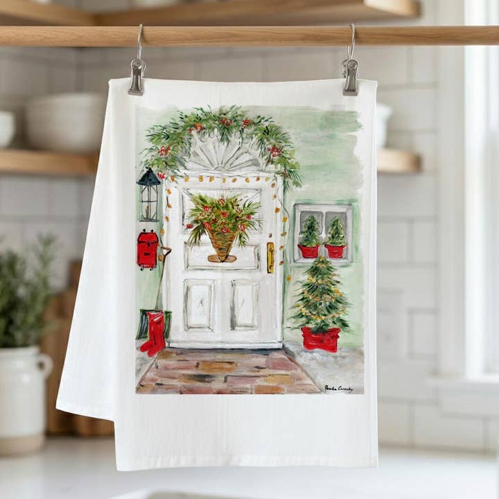 Homecoming Kitchen Towel for wholesale by Pamela Cassidy Designs