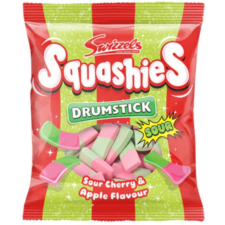 Squashies Sour Cherry & Apple for wholesale by Stock Boy Candy Co.