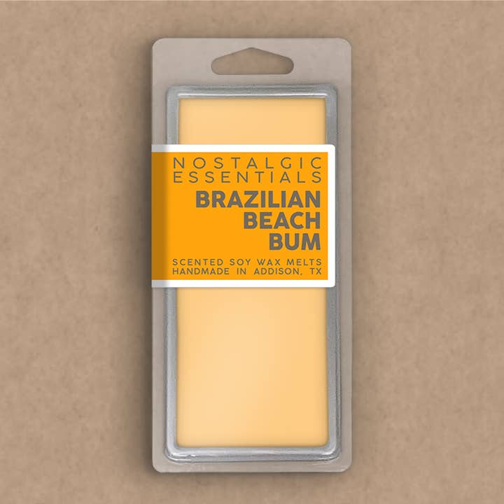 Brazilian Beach Bum Scented Soy Wax Melt Snap Bars for wholesale by Nostalgic Essentials