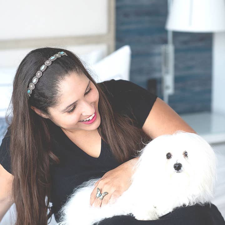 Headbands of Hope | One Purchased One Donated - Wholesale Fashion Headband - Women's - Adjustable Headband - Teal Lush3