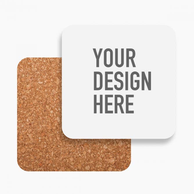 Custom Coasters (Pack of 10) Cork + Hardwood - Promotional Products and other Purchase Wholesale plain cork coasters. Free Returns & Net 60 Terms on Faire trending on Faire.