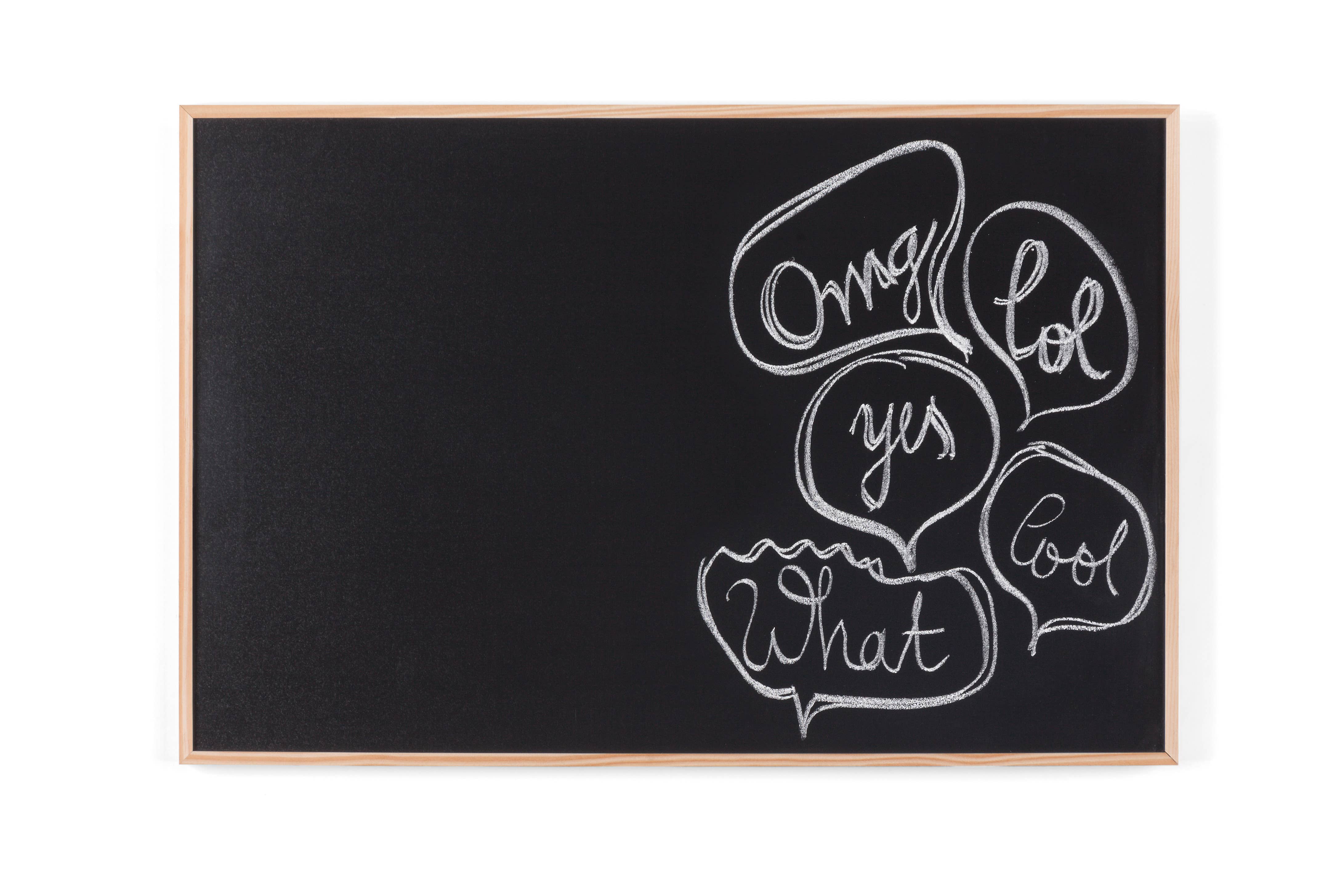 Bi-Joy - Wholesale Chalkboard - Earth New Basic Chalkboard Non-Magnetic, Pine Frame3