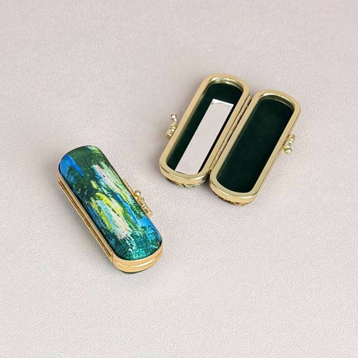 Cathayana - Wholesale Makeup Storage Box - Artist Painting Print Lipstick Case with Mirror2