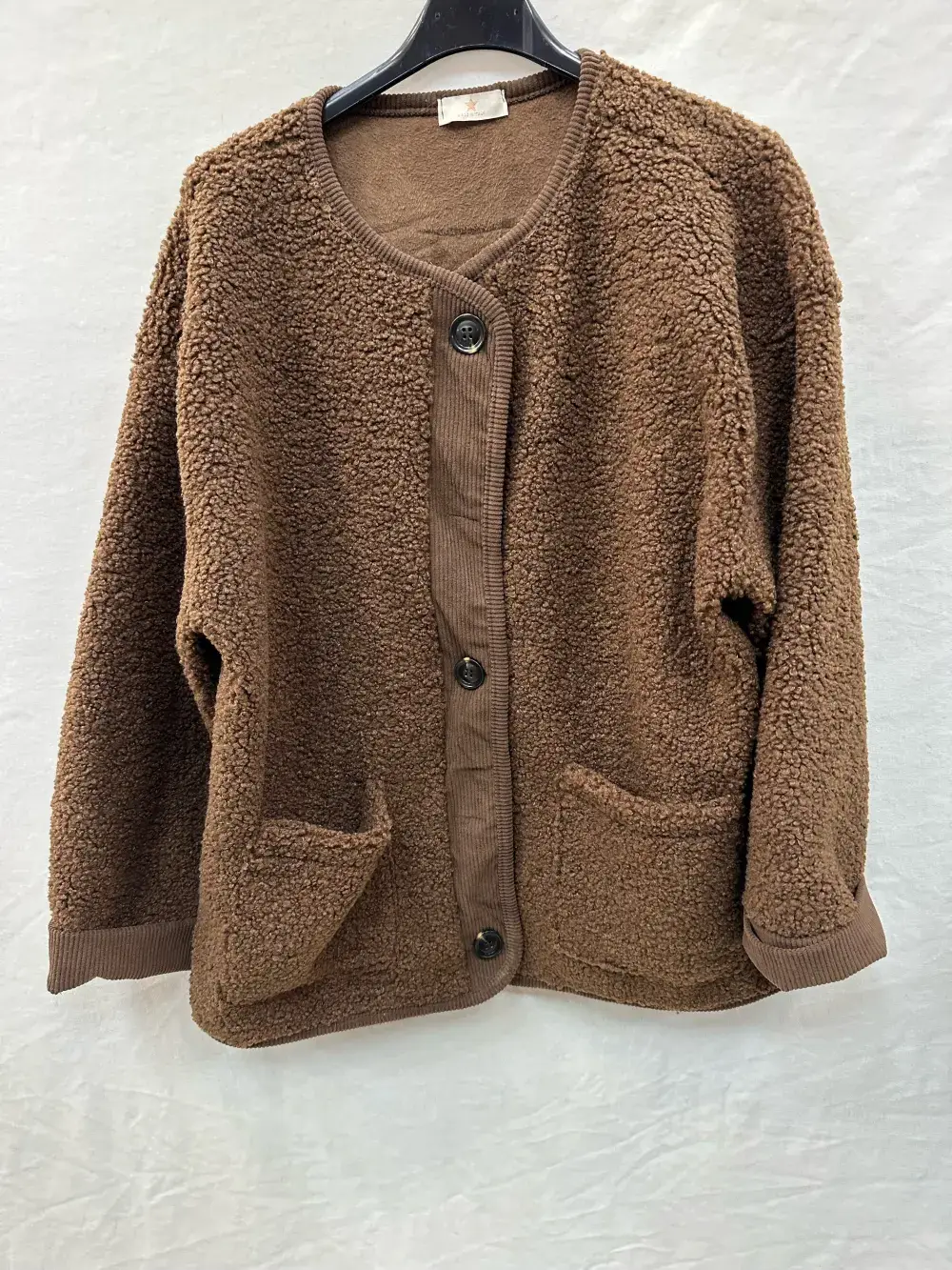 Mimi & Gogo - Venta al por mayor Chaqueta - Mujer - Chaqueta de Piel con Botones @71359_VeBoutMoumoute2