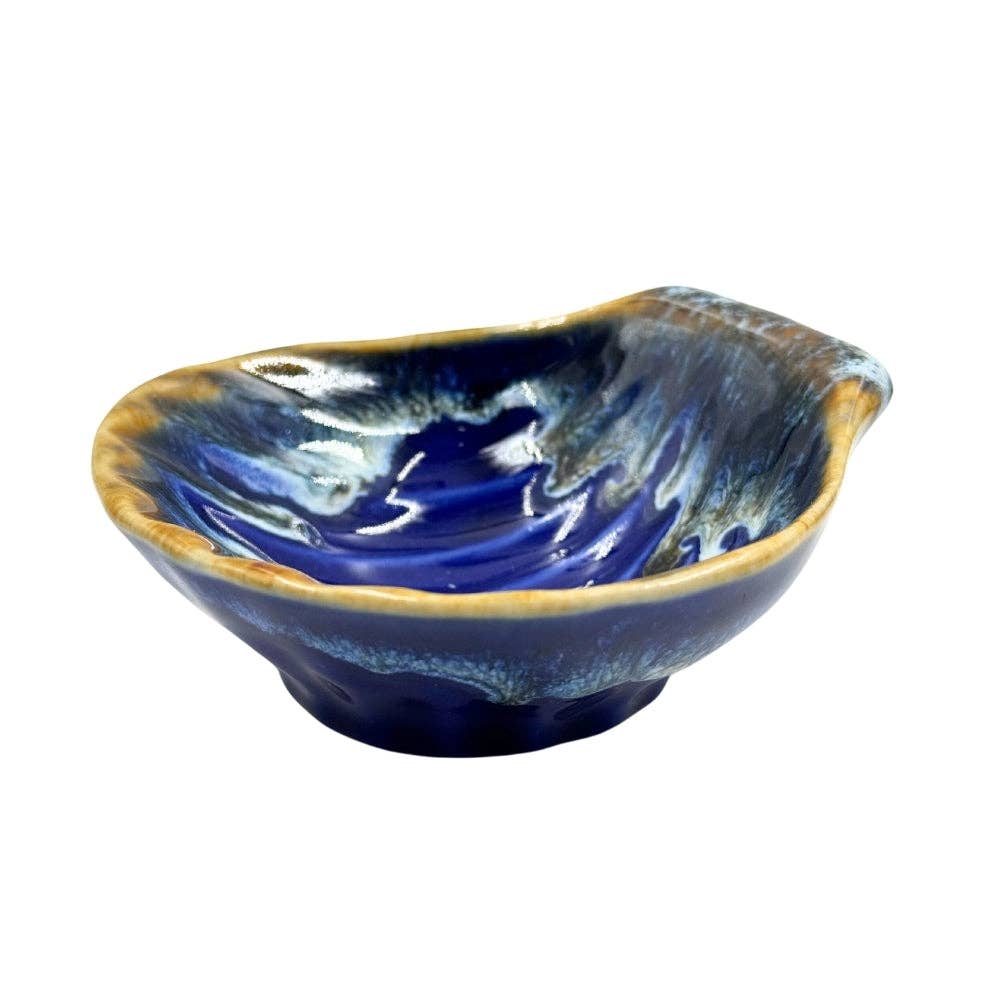 Earths Elements Wholesale - Wholesale Jewelry Dish - Ceramic Clam Shell Trinket Dish - Assorted6
