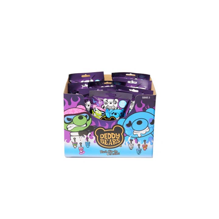 License 2 Play Toys - Wholesale Stuffed/Plush Toy - Kids & Baby - Deddy Bears 4.5 Inch Clip On Plush Blind Bags Series 4