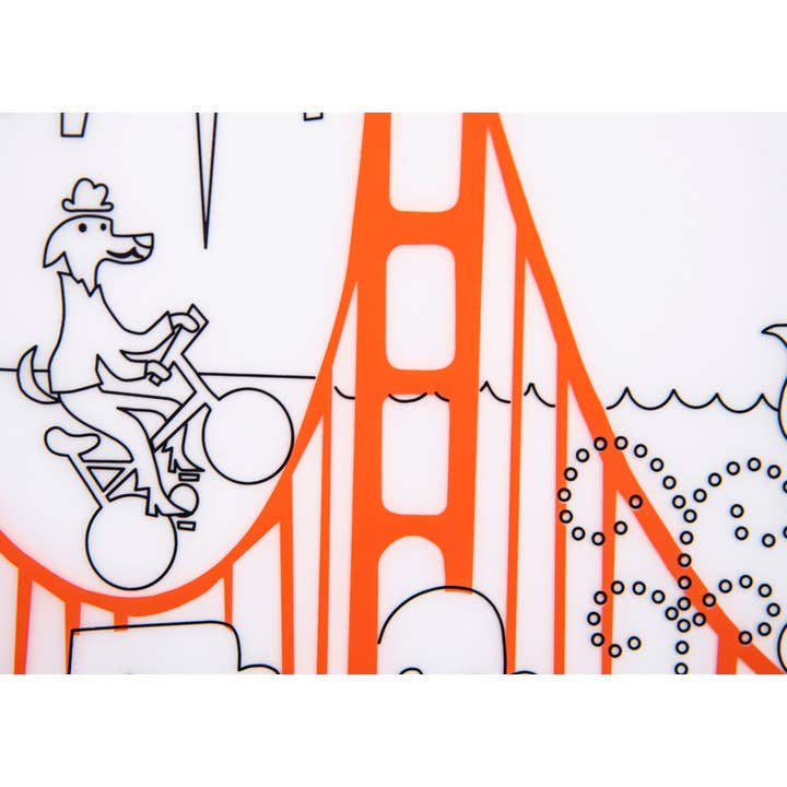 modern-twist - Wholesale Coloring Mat - Kids & Baby - Mark-Mat Set: San Francisco3