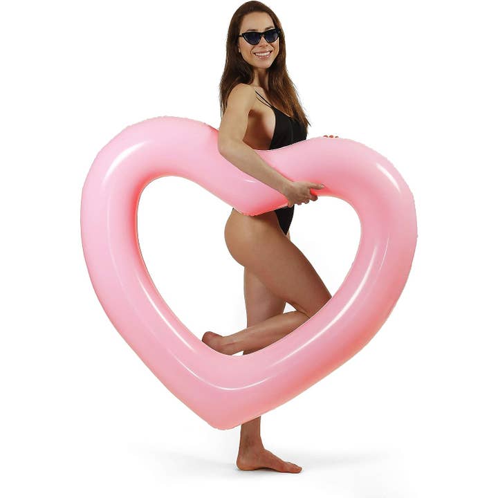 LOTELI Heart Shaped Pool Float Light Pink and other Purchase Wholesale schwimmring. Free Returns & Net 60 Terms on Faire trending on Faire.