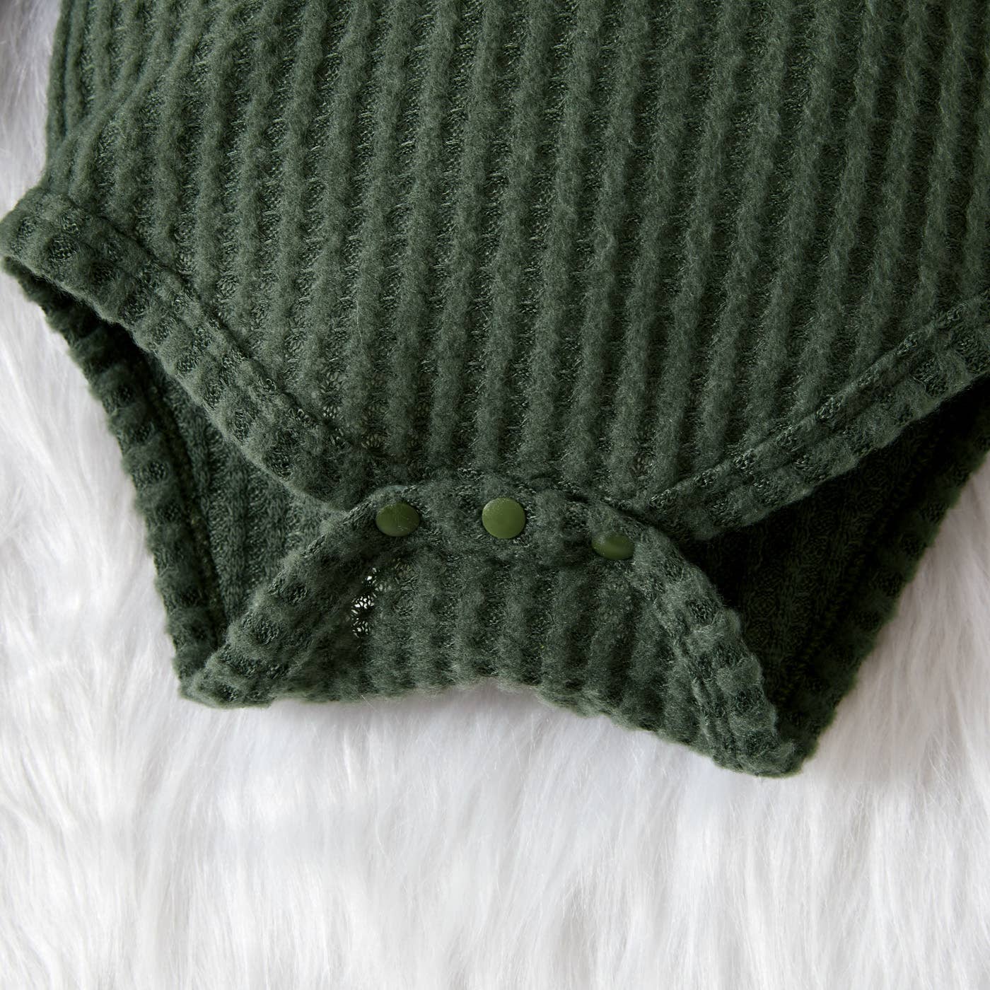 PatPat - Wholesale Clothing Set - Baby - 2pcs Solid Waffle Long-sleeve Baby Set58