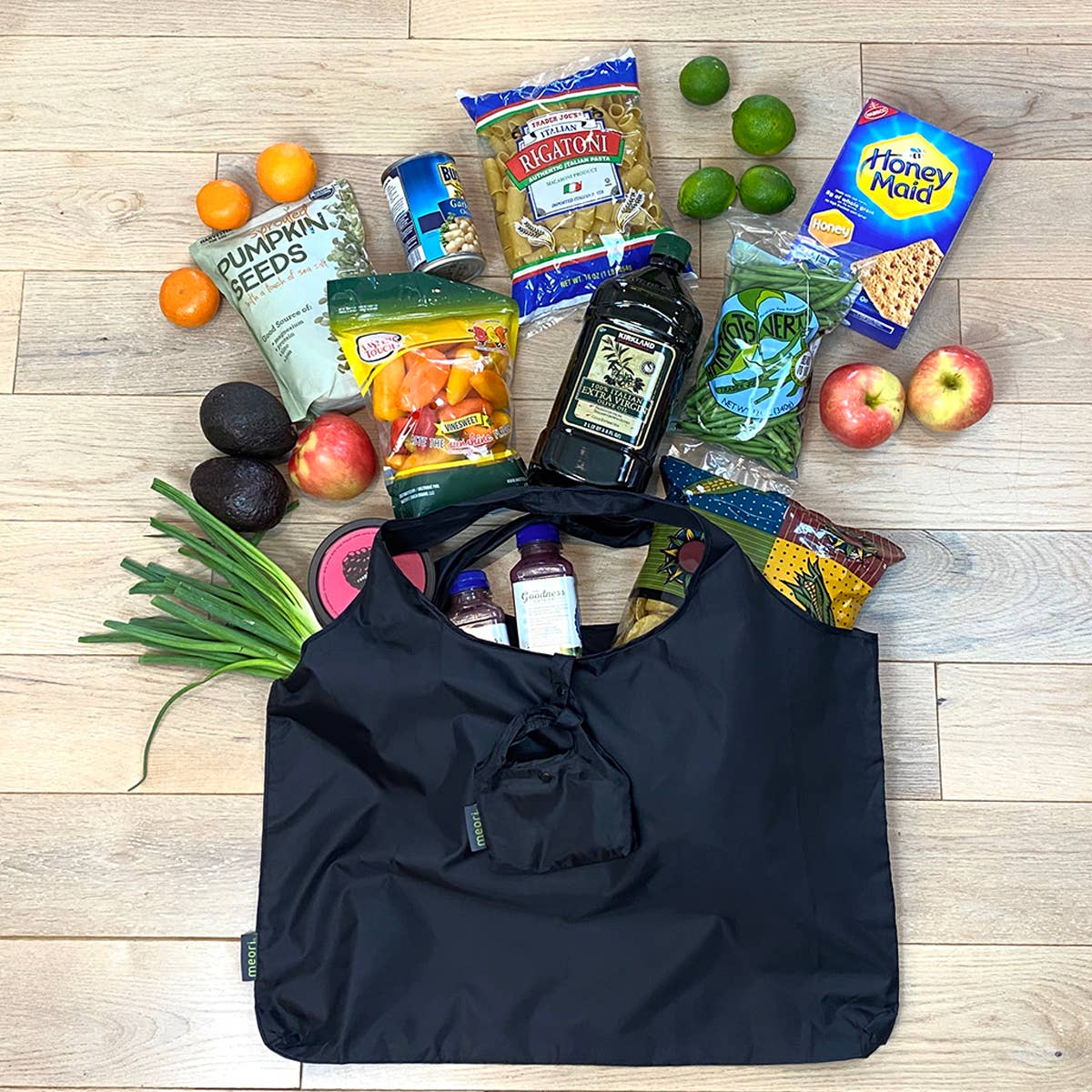 meori Inc - Vente Sacs de course/à provisions - Sac réutilisable pour courses « Pocket Shopper » lavable en machine22