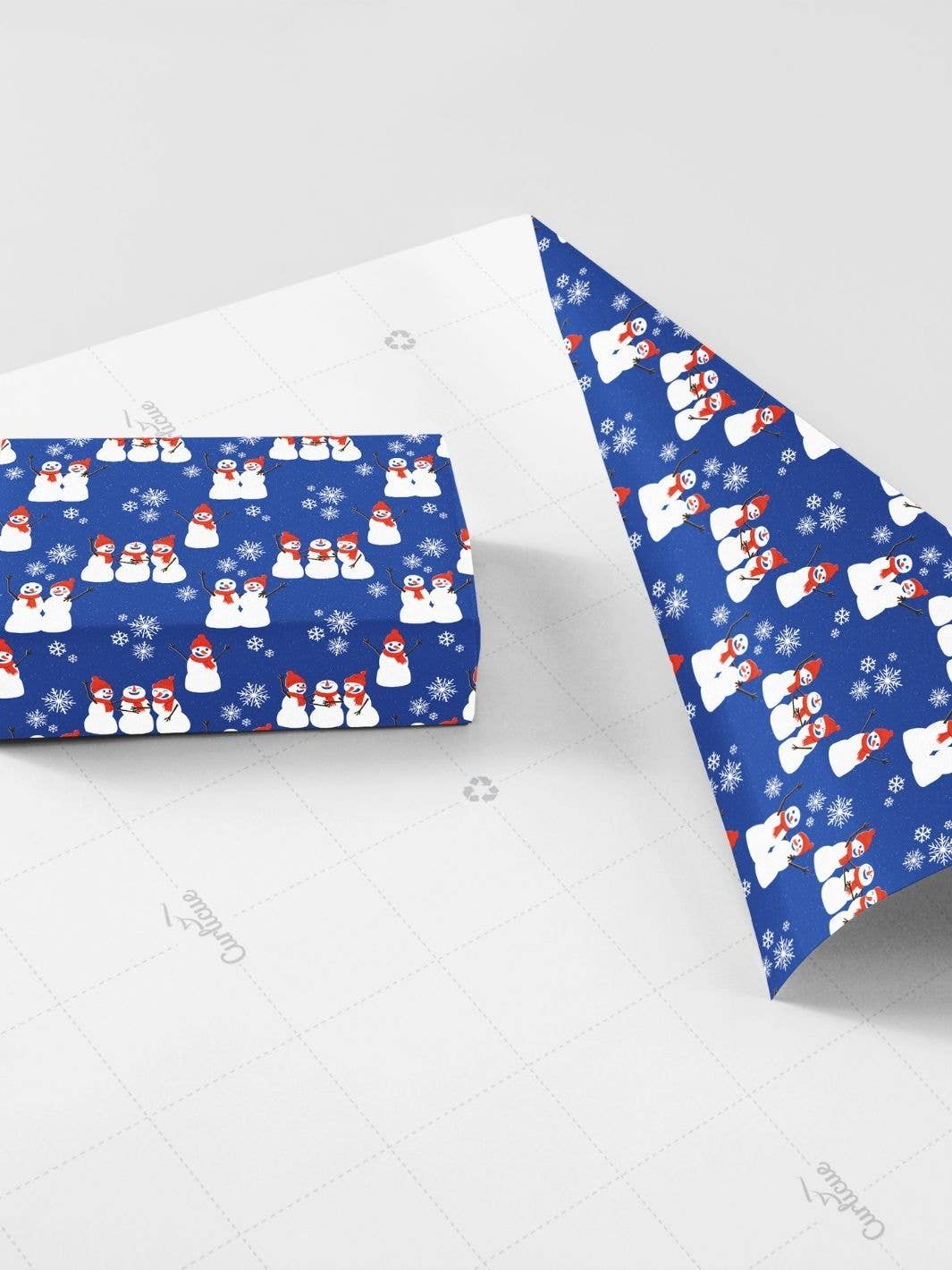Curlicue – wholesale Flat wrap – Festive Buddies Wrapping Paper - sustainable & eco-friendly2