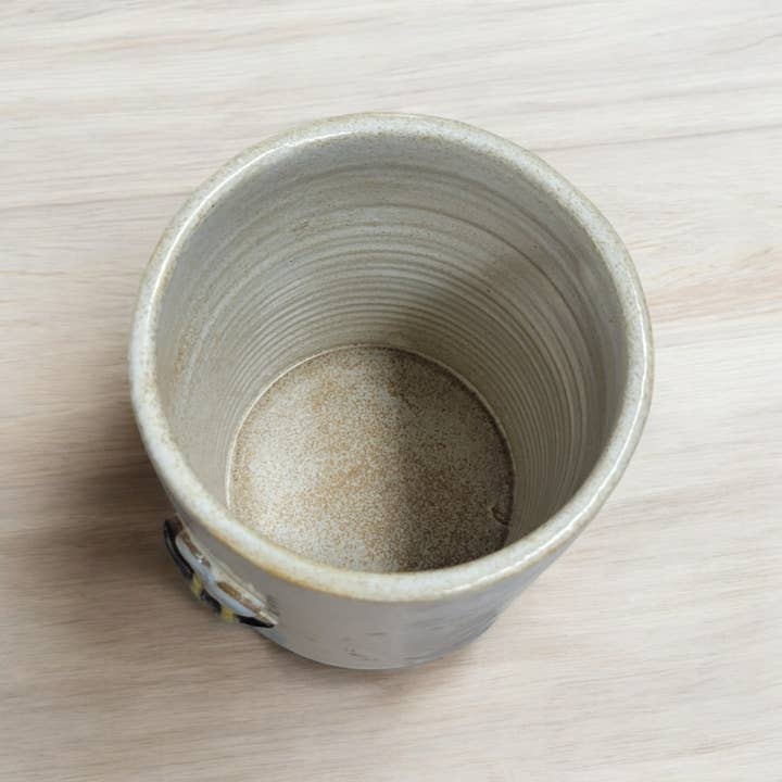 MudWorks Pottery - Wholesale Utensil Holder - Bizzy Bee Utensil Holder