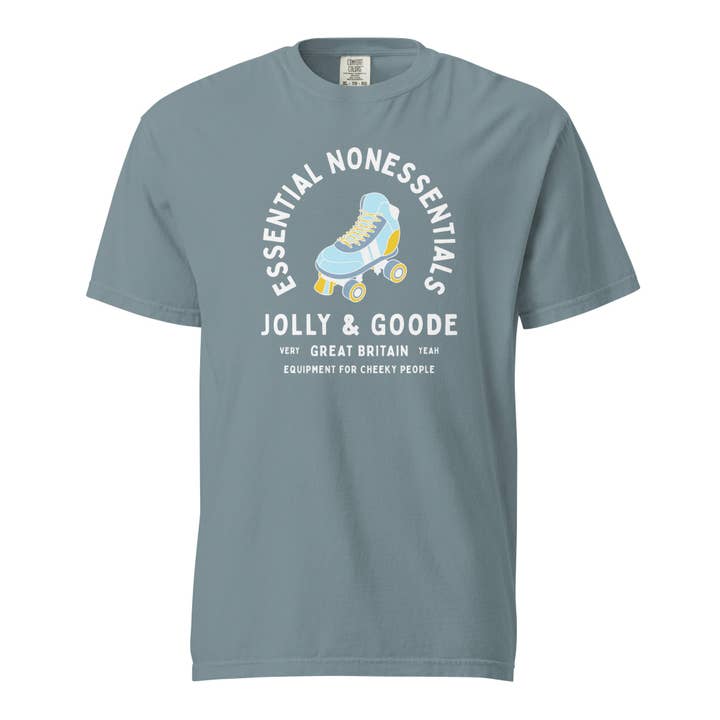 Jolly & Goode - Wholesale Screen Printed T-Shirt - Unisex - Essential Nonessentials Roller Skate Tee10