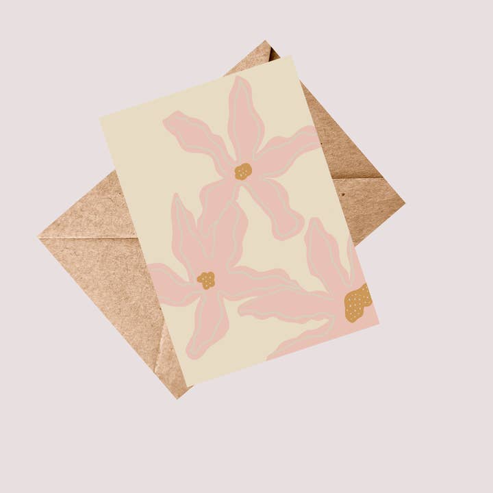 Sierra Rehrer Designs – Cartão de saudação diária por atacado – Cartão Boho Flowers 7