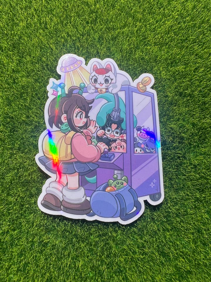 Dandan Claw Machine Sticker for wholesale by Mothers Of Orion