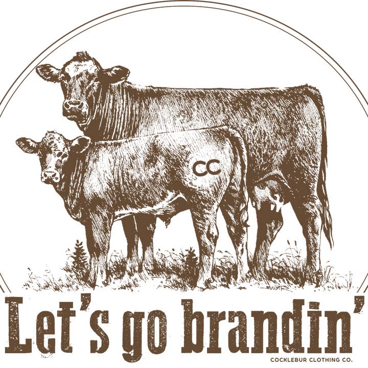 Cocklebur & Co. - Vendita all'ingrosso Maglietta stampata - Donna - T-shirt Let's go Brandin' Graphic2