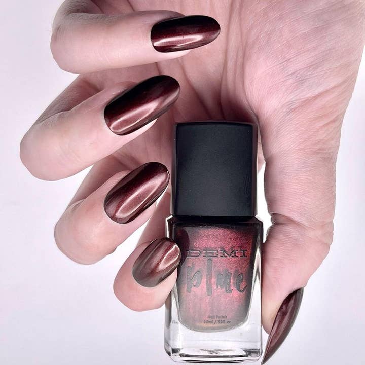 DEMIblue Clean and Vegan Nail Polish - Wholesale Nail Polish - Hen Yak Brown – Rich Brown Vegan Nail Polish2
