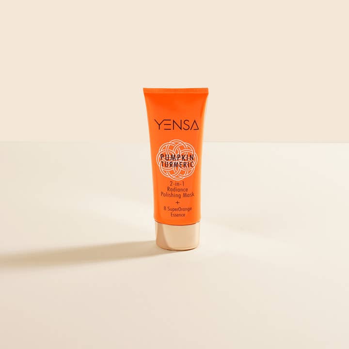 YENSA beauty - Wholesale Skincare Face Mask - Pumpkin Turmeric 2-in-1 Radiance Polishing Mask