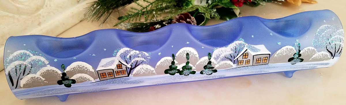 Glass by Iness - Wholesale Candle Holder - Quadruple Candle Holder25