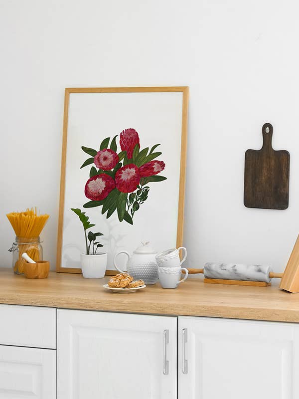 Stampa Fine Art Protea per la vendita all'ingrosso da parte di Shaku