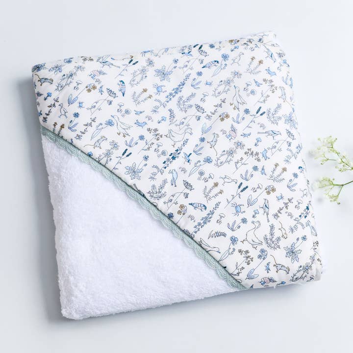 Liberty Dyr Blå Hættehåndklæde for engroshandel hos Sweetpea