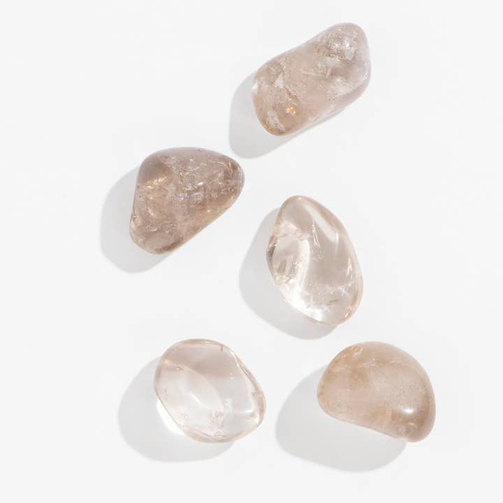 Mini Tumbled Smoky Quartz Crystals - 36 pcs, .5" for wholesale by GeoCentral