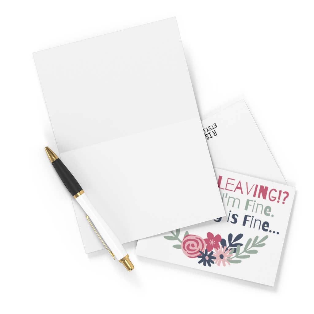 R is for Robo - Vendita all'ingrosso Biglietti di addio - Biglietto d'Addio Divertente Regali di Addio Carte di Auguri Sfacciate2