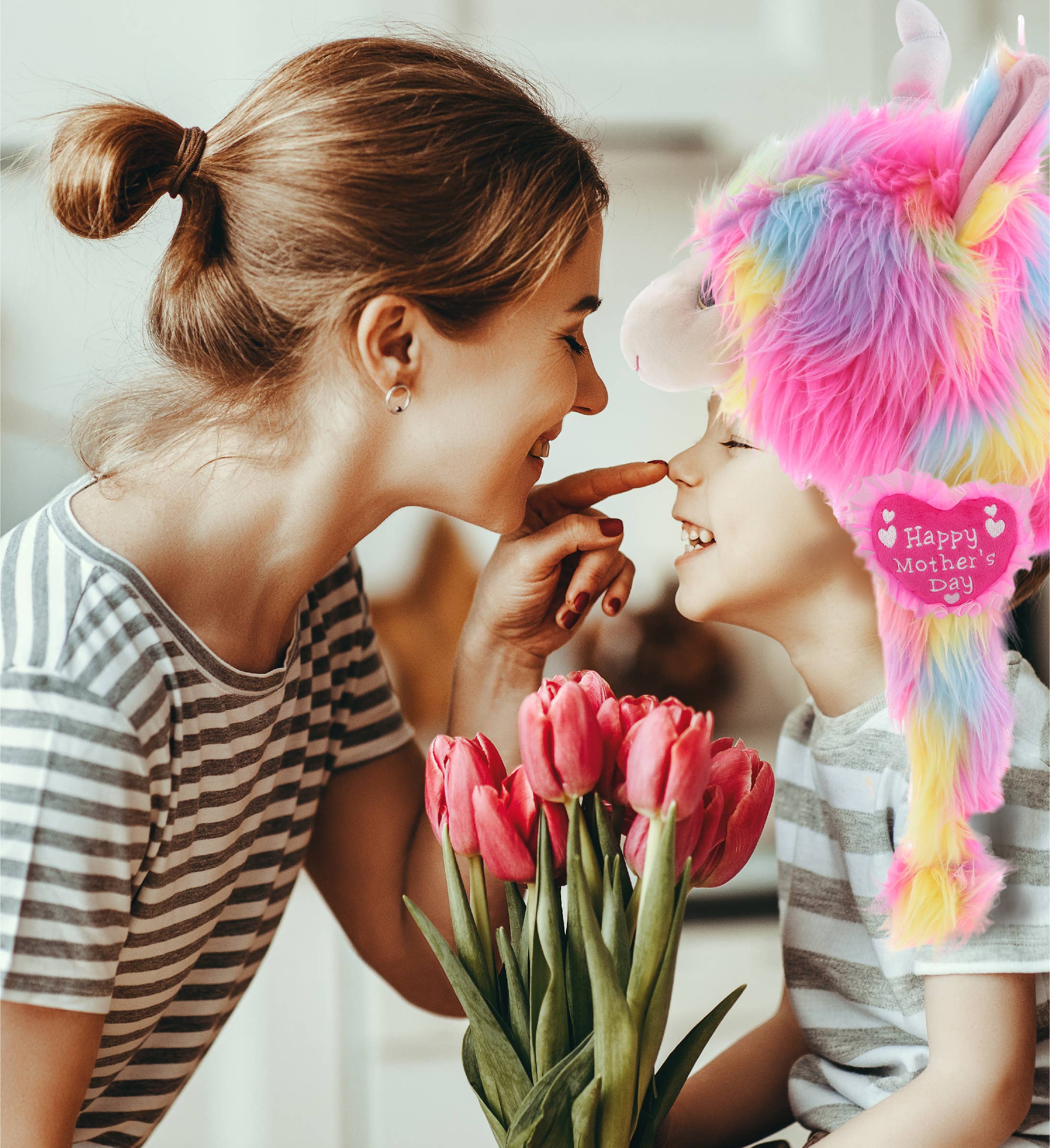 Cota Global - Vendita all'ingrosso Cappello - Bambini - Cappello Llamacorn Super Morbido in Peluche con Cuore per la Festa della Mamma5