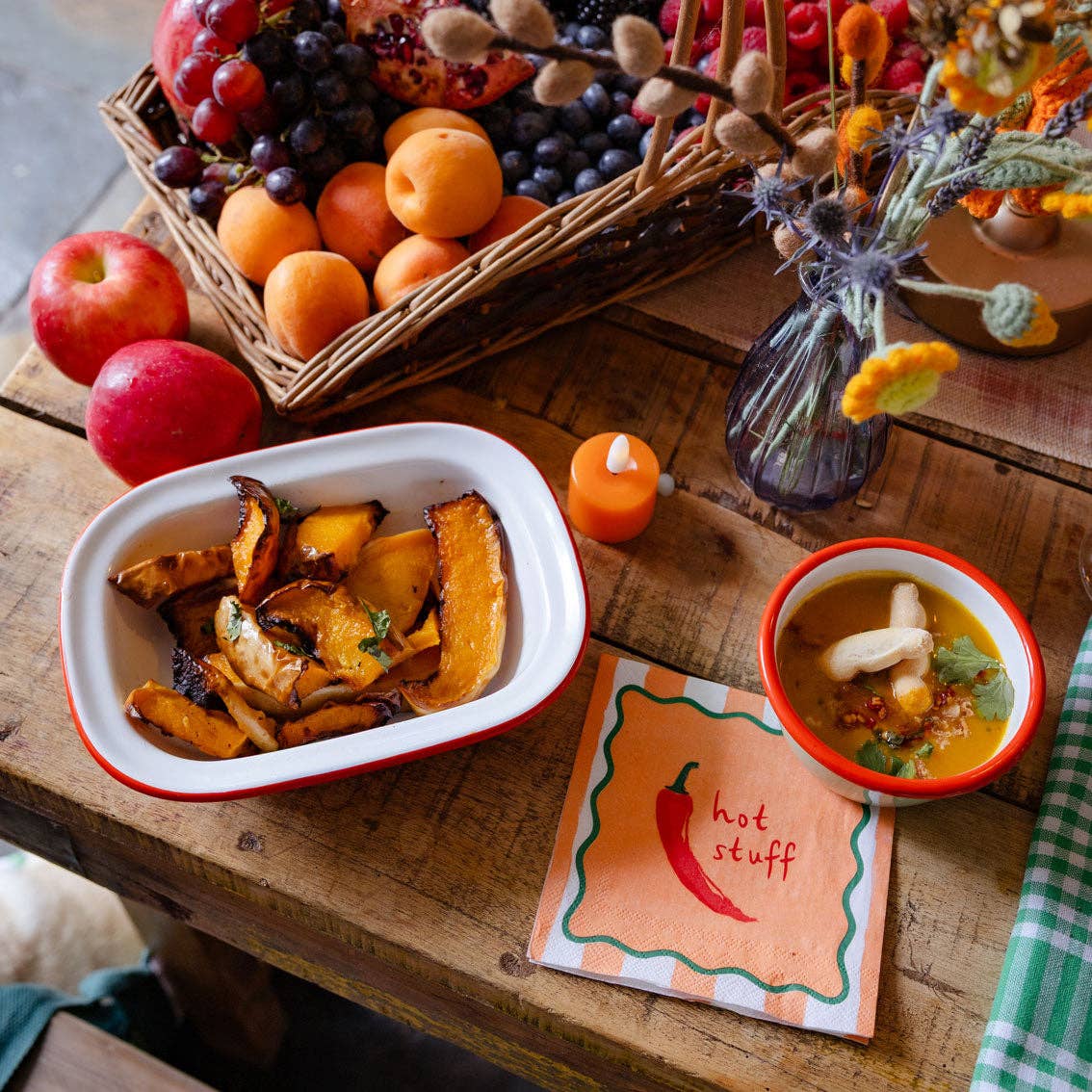 Talking Tables UK - Wholesale Disposable napkin - Chilli Paper Napkins - 20 Pack2