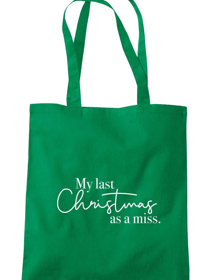 Meu último Natal como uma sacola Miss S1385 por atacado de Illustrated Identity