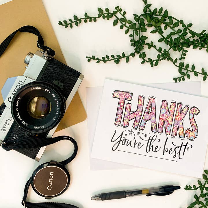 DANKE Du bist die beste Grußkarte, 5 „x 7" für den Großhandel von Savannah and James Co